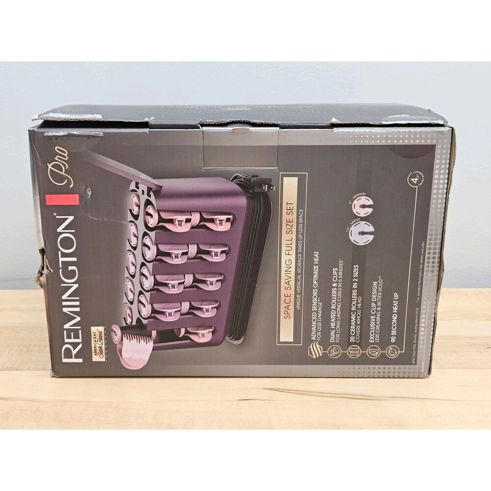Remington Pro Purple Thermaluxe Hair Setter Hot Rollers Curlers - Picture 2 of 9